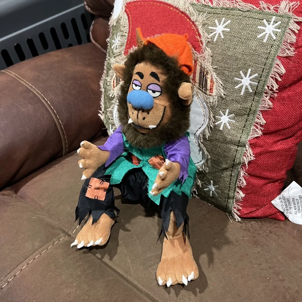 Halloween Werewolf Nylon Plush Monster Bash Bad To The Bone Gibson Greeting 1997